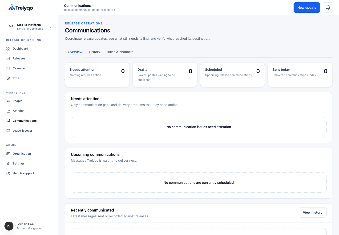 Trelyqo release communications